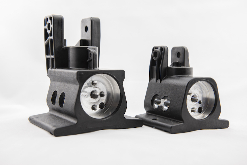CNC machined hand pump bases for hydraulic assembly